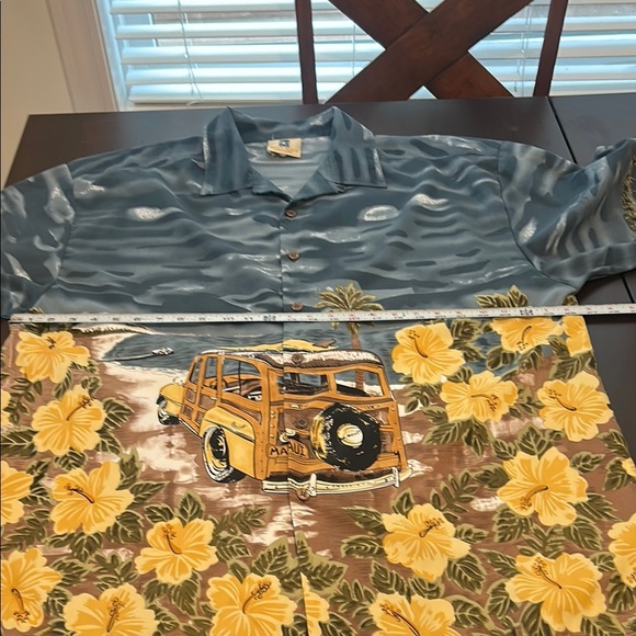 Maui Maui Hawaiian Islands Button Down Short Sleeve Hawaiian Shirt - Picture 7 of 13